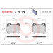 BREMBO Bremsklötze VA | ALFA 159, Spider 05-12 | P 23 129 BREMBO Bremsklötze VA | ALFA 159, Spider 05-12 | P 23 129