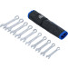 BGS Maul-Ringschlüssel-Satz | extra kurz | SW 10 - 19 mm | 10-tlg | 1188 BGS Maul-Ringschlüssel-Satz | extra kurz | SW 10 - 19 mm | 10-tlg | 1188