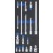 BGS Werkstattwageneinlage 1/3: Verlängerungs-, Adapter- und Gelenk-Satz | 17-tlg | 4144 BGS Werkstattwageneinlage 1/3: Verlängerungs-, Adapter- und Gelenk-Satz | 17-tlg | 4144