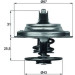 MAHLE ORIGINAL Thermostat | TX2383D MAHLE ORIGINAL Thermostat | TX2383D