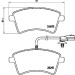 BREMBO Bremsklötze VA | RENAULT KANGOO 08 | P 68 058 BREMBO Bremsklötze VA | RENAULT KANGOO 08 | P 68 058