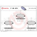 BREMBO Bremsklötze HA | HONDA Legend 06 | P 28 078 BREMBO Bremsklötze HA | HONDA Legend 06 | P 28 078