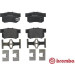 BREMBO Bremsklötze HA | FIAT Sedici 06 | P 79 027 BREMBO Bremsklötze HA | FIAT Sedici 06 | P 79 027