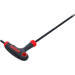 BGS Schraubendreher mit T-Griff und seitlicher Klinge | T-Profil (für Torx) mit/ohne Bohrung T30 | 7880-T30