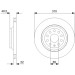Bremsscheibe HA | AUDI,SEAT,SKODA,VW | 0 986 479 303 Bremsscheibe HA | AUDI,SEAT,SKODA,VW | 0 986 479 303
