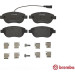 BREMBO Bremsklötze VA | FIAT Bravo, Doblo, Idea 03 | P 23 087 BREMBO Bremsklötze VA | FIAT Bravo, Doblo, Idea 03 | P 23 087