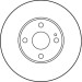 Bremsscheibe Mazda S. 323 | DF2702 Bremsscheibe Mazda S. 323 | DF2702