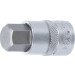 BGS Bit-Einsatz | Antrieb Innenvierkant 12,5 mm (1/2"""") | Innensechskant 19 mm | 5184-H19 BGS Bit-Einsatz | Antrieb Innenvierkant 12,5 mm (1/2"""") | Innensechskant 19 mm | 5184-H19