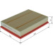 Luftfilter | LAND ROVER | F 026 400 099 Luftfilter | LAND ROVER | F 026 400 099