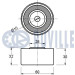 Umlenk-/Führungsrolle, Zahnrie | 57014 Umlenk-/Führungsrolle, Zahnrie | 57014