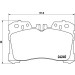 BREMBO Bremsklötze VA | LEXUS LS 06 | P 83 075 BREMBO Bremsklötze VA | LEXUS LS 06 | P 83 075