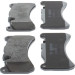 Bremsklötze | MERCEDES CLK, SLK 02-11 | 0 986 494 965 Bremsklötze | MERCEDES CLK, SLK 02-11 | 0 986 494 965