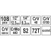 Steckschlüsselsatz L Typ2 1/2 + 1/4 108-Tlg | YT-38791 Steckschlüsselsatz L Typ2 1/2 + 1/4 108-Tlg | YT-38791