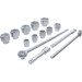 BGS Steckschlüssel-Satz Antrieb 25 mm (1 ) SW 36 - 80 mm 15-tlg BGS Do it yourself 15111