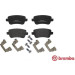 BREMBO Bremsklötze HA | FIAT Croma 05-11 | P 23 102 BREMBO Bremsklötze HA | FIAT Croma 05-11 | P 23 102