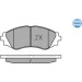 Bremsbelagsatz Daewoo P. Lanos/Nubira/Rezzo 97- Mit Sensor | 025 232 3417/W Bremsbelagsatz Daewoo P. Lanos/Nubira/Rezzo 97- Mit Sensor | 025 232 3417/W