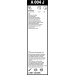 A004J BOSCH | JET Blade unbeheizt | mit vormontierter Spritzdüse | 3397110004