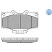 Bremsbelagsatz Toyota P. Landcruiser 3.0Td 96- Mit Sensor | 025 216 7915/W