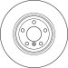 Bremsscheibe Bmw T. E70/71 TRW SINGLE DF6070S
