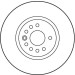 Bremsscheibe Opel P. Vectra TRW SINGLE DF2778S