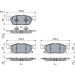 Bremsklötze | FORD Focus 4 FORD USA 15 | 0 986 424 326 Bremsklötze | FORD Focus 4 FORD USA 15 | 0 986 424 326