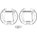 Satz Bremsbacken Skoda Octavia | 84052402 Satz Bremsbacken Skoda Octavia | 84052402