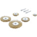 BGS Stahldraht-Bürsten-Satz Ø 25 - 75 mm 8-tlg BGS Do it yourself 50908