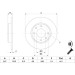 Bremsscheibe | PEUGEOT,CITROEN | 0 986 479 C54 Bremsscheibe | PEUGEOT,CITROEN | 0 986 479 C54