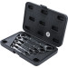 BGS Ratschen-Ringschlüssel-Satz, gerade, umschaltbar | SW 6 x 8 - 19 x 22 mm | 5-tlg | 1450 BGS Ratschen-Ringschlüssel-Satz, gerade, umschaltbar | SW 6 x 8 - 19 x 22 mm | 5-tlg | 1450