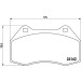 BREMBO Bremsklötze VA | RENAULT Clio, Megane 01 | P 68 036 BREMBO Bremsklötze VA | RENAULT Clio, Megane 01 | P 68 036