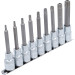 BGS Bit-Einsatz-Satz | Antrieb Innenvierkant 12,5 mm (1/2"""") | T-Profil (für Torx) mit Bohrung | 9-tlg | 5178 BGS Bit-Einsatz-Satz | Antrieb Innenvierkant 12,5 mm (1/2"""") | T-Profil (für Torx) mit Bohrung | 9-tlg | 5178