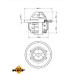 Thermostat, Kühlmittel | 725089 Thermostat, Kühlmittel | 725089