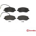 BREMBO Bremsklötze VA | PEUGEOT 807, Expert 95 | P 23 090 BREMBO Bremsklötze VA | PEUGEOT 807, Expert 95 | P 23 090