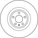 Bremsscheibe Vw S. A6 04 TRW SINGLE DF4695S