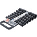 BGS Kraft-Steckschlüssel-Einsatz-Satz | Antrieb 12,5 mm (1/2"""") | SW 10 - 32 mm | 13-tlg | 95207 BGS Kraft-Steckschlüssel-Einsatz-Satz | Antrieb 12,5 mm (1/2"""") | SW 10 - 32 mm | 13-tlg | 95207