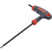 BGS Schraubendreher mit T-Griff und seitlicher Klinge T-Profil (für Torx) mit/ohne Bohrung T20 BGS Do it yourself 7880-T20