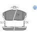 Bremsbelagsatz Honda P. Civic/Concerto 1.4-1.7/2.0 D 89-05 Mit Sensor | 025 215 1518/W