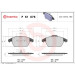 BREMBO Bremsklötze VA | CITROEN C4 PEUGEOT 207, 307 06-17 | P 61 076 BREMBO Bremsklötze VA | CITROEN C4 PEUGEOT 207, 307 06-17 | P 61 076