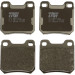 Bremsklötze HA | SAAB 9-3,9-5,900,OPEL 96 | GDB1346 Bremsklötze HA | SAAB 9-3,9-5,900,OPEL 96 | GDB1346