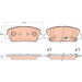 Bremsklötze VA | HYUNDAI i30,KIA Ceed 12 | GDB3582 Bremsklötze VA | HYUNDAI i30,KIA Ceed 12 | GDB3582
