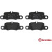 BREMBO Bremsklötze HA | PORSCHE Panamera 09 | P 65 020 BREMBO Bremsklötze HA | PORSCHE Panamera 09 | P 65 020