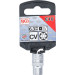 BGS Steckschlüssel-Einsatz E-Profil | Antrieb Innenvierkant 6,3 mm (1/4"""") | SW E10 | 6430 BGS Steckschlüssel-Einsatz E-Profil | Antrieb Innenvierkant 6,3 mm (1/4"""") | SW E10 | 6430