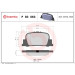 BREMBO Bremsklötze HA | TOYOTA Carmy, Prius 96-09 | P 83 063 BREMBO Bremsklötze HA | TOYOTA Carmy, Prius 96-09 | P 83 063