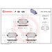 BREMBO Bremsklötze HA | KIA Cee'd,Pro Cee'd 12 | P 30 120 BREMBO Bremsklötze HA | KIA Cee'd,Pro Cee'd 12 | P 30 120