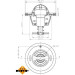 Thermostat, Kühlmittel | 725126 Thermostat, Kühlmittel | 725126
