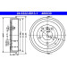 ATE Bremstrommel 24.0222-8013.1