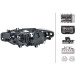 Scheinwerfer R VOLL-LED +TGFL +KRVL HELLA PQ | BMW 3ER F30/F31 LIM/TOUR 5,15-10,18 | 1EX 012 103-921