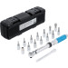 BGS Drehmomentschlüssel-Satz | Abtrieb Außenvierkant 6,3 mm (1/4"""") | 3 - 24 Nm | 16-tlg | 72088 BGS Drehmomentschlüssel-Satz | Abtrieb Außenvierkant 6,3 mm (1/4"""") | 3 - 24 Nm | 16-tlg | 72088