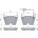 Bremsbelag | AUDI R8 15 | 0 986 424 949 Bremsbelag | AUDI R8 15 | 0 986 424 949