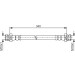 Bremsschlauch HA | MITSUBISHI L 200,Triton 10-15 | 1 987 481 A18 Bremsschlauch HA | MITSUBISHI L 200,Triton 10-15 | 1 987 481 A18